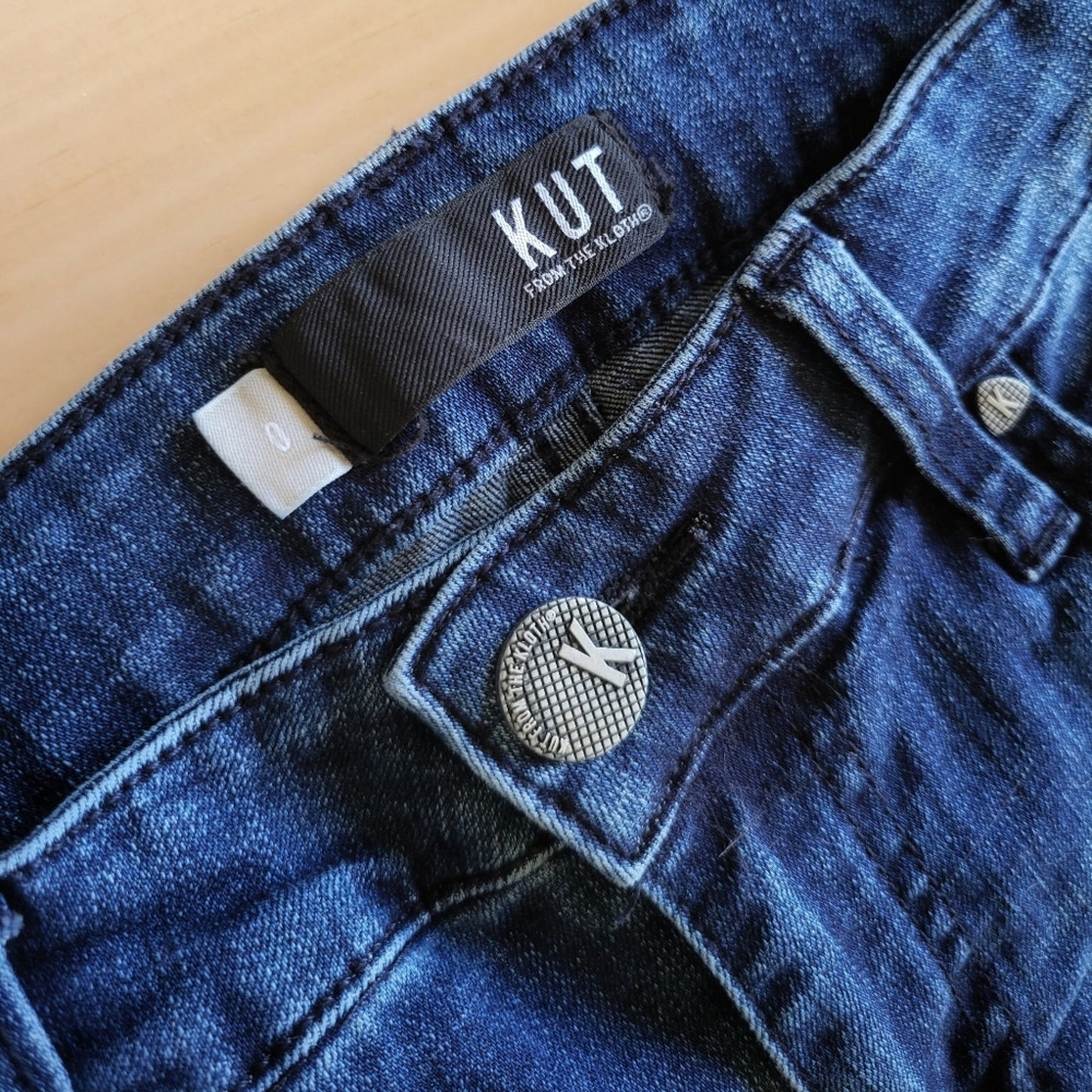 Dark Wash Catherine Boyfriend Kut from the Kloth Jean's