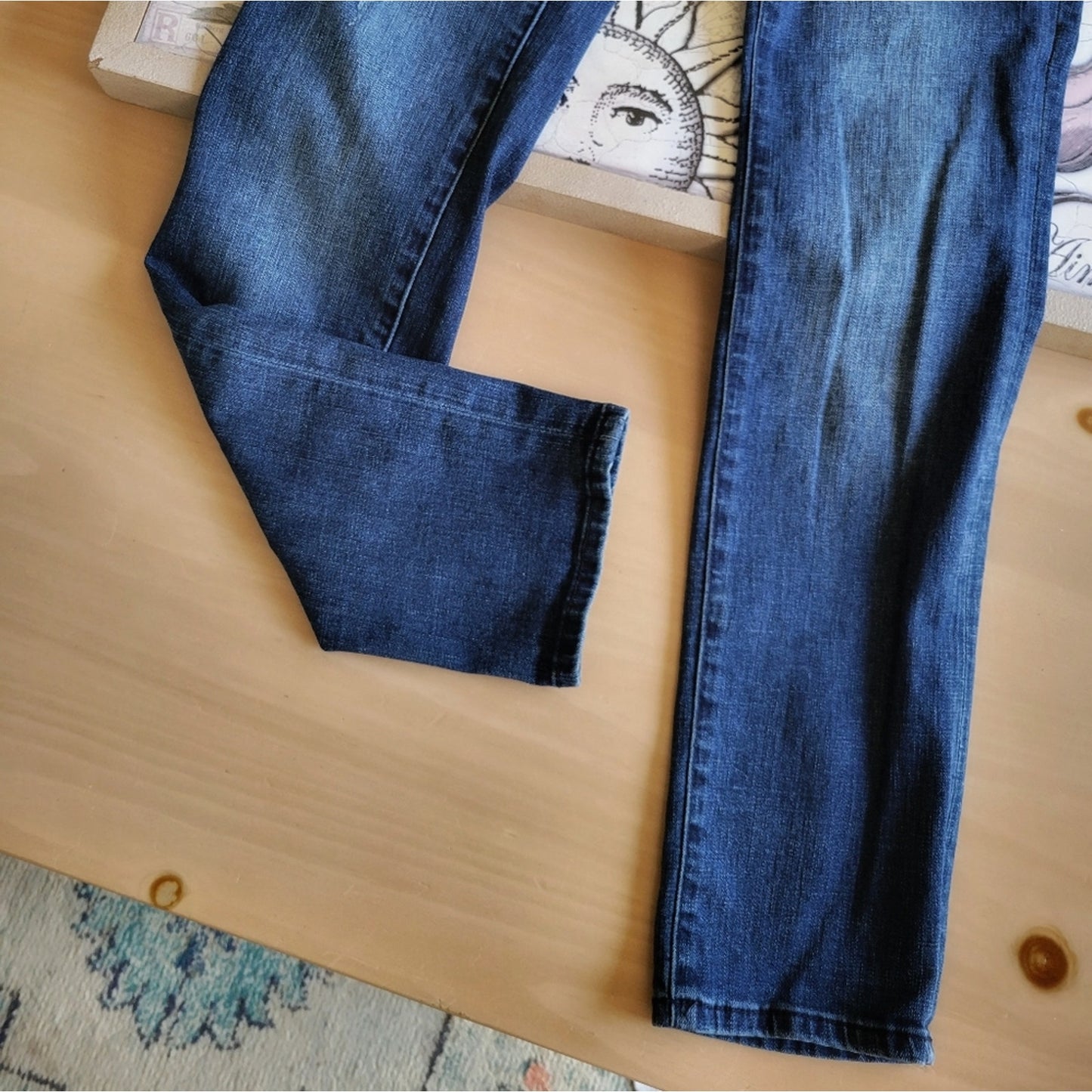 Dark Wash Catherine Boyfriend Kut from the Kloth Jean's