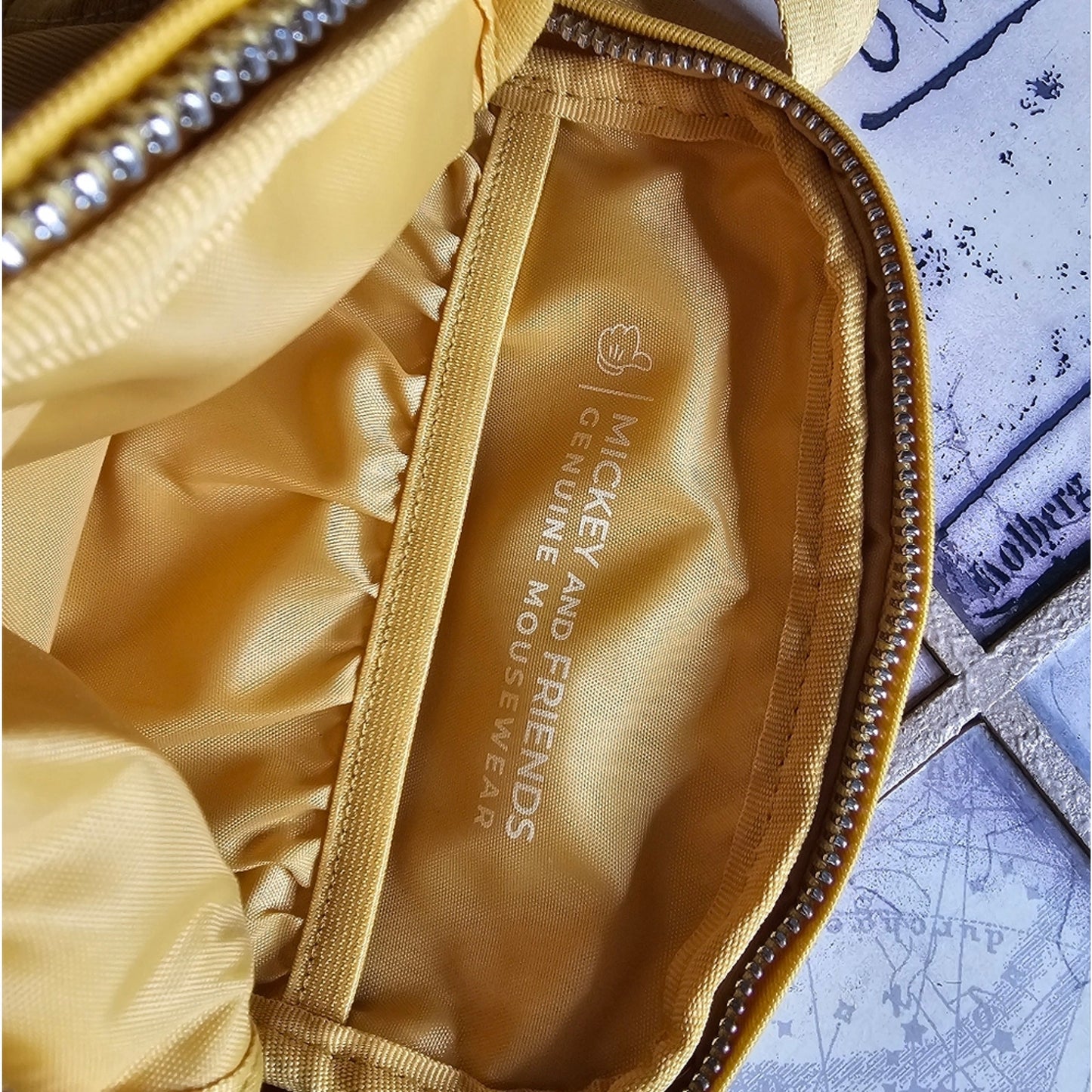 Disney Store Mickey Mouse Genuine Mouse wear Yellow Crossbody Bag