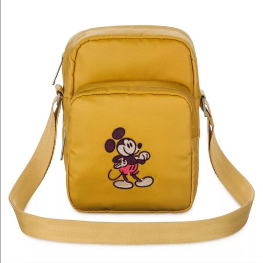 Disney Store Mickey Mouse Genuine Mouse wear Yellow Crossbody Bag