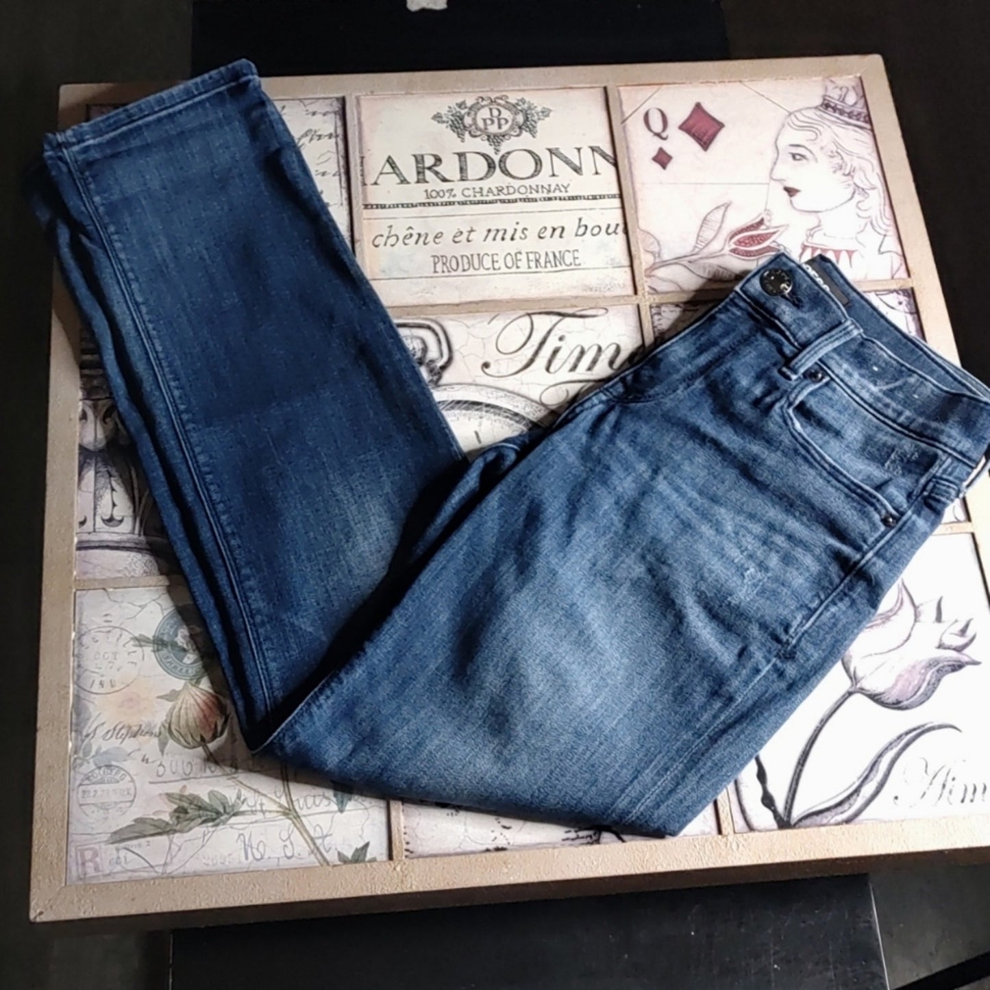 Express Mid Rise Cropped Skinny Jeans