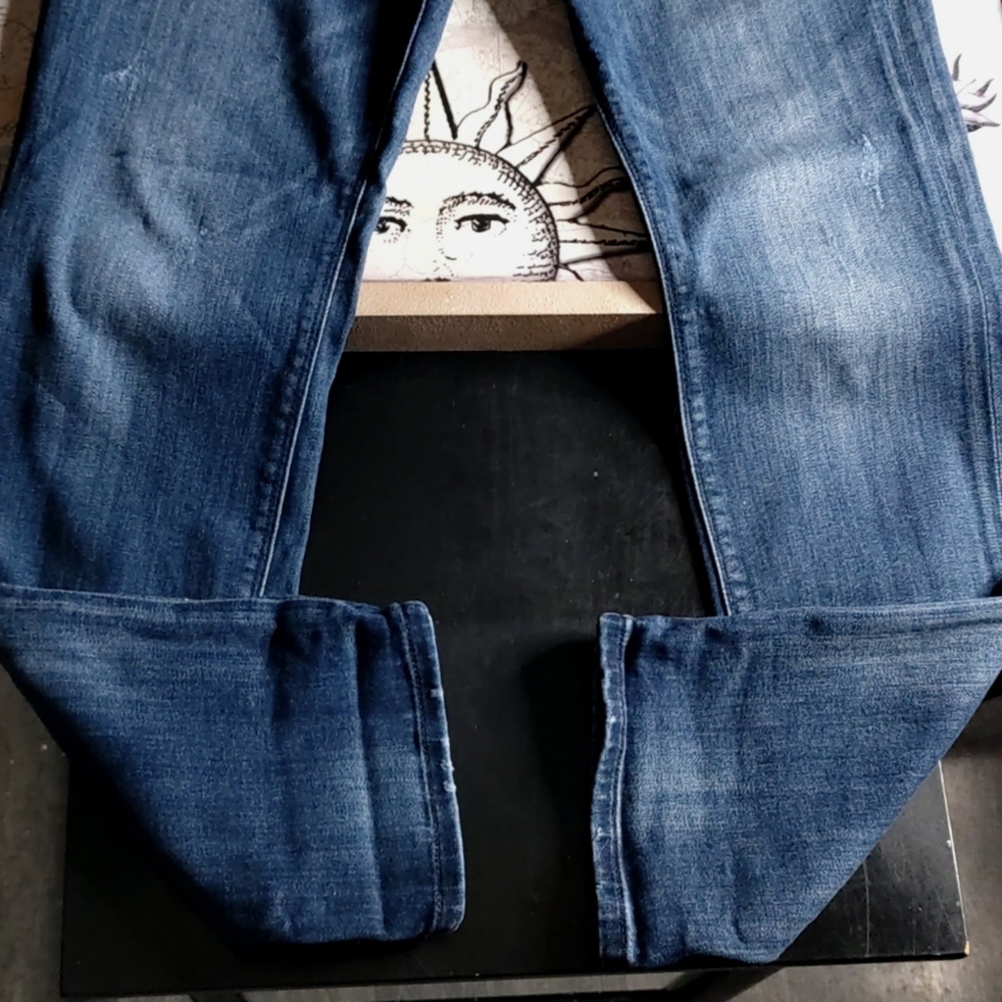 Express Mid Rise Cropped Skinny Jeans