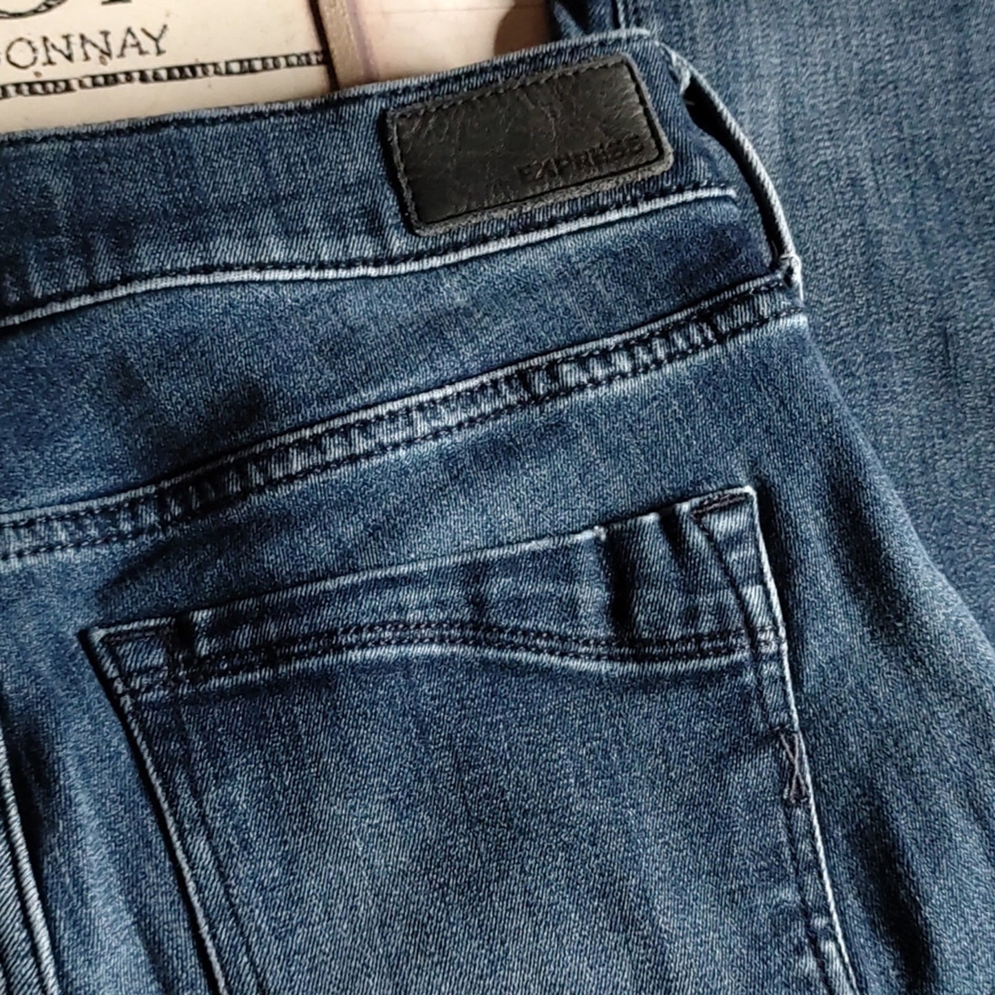 Express Mid Rise Cropped Skinny Jeans