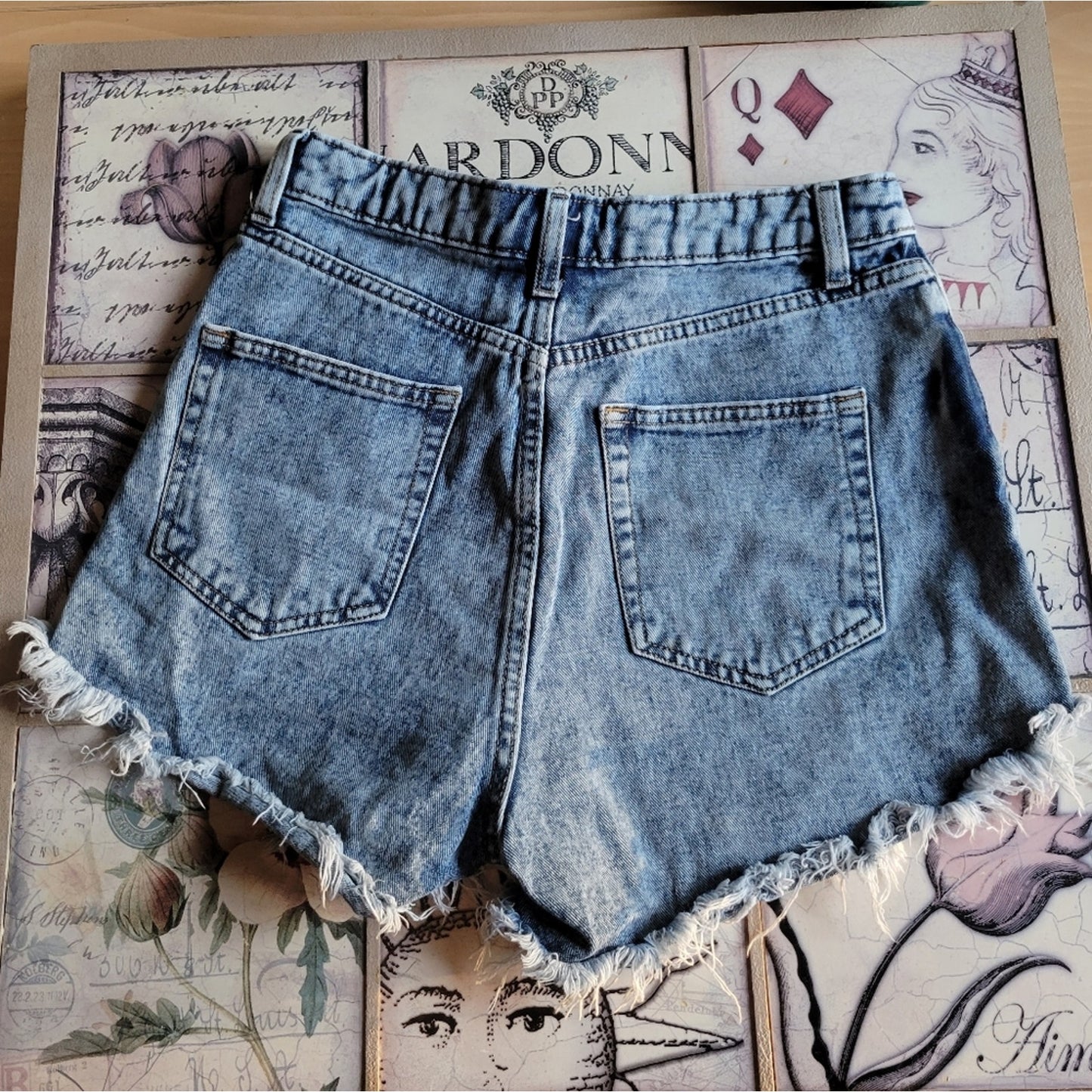Wild Fable High Rise Distressed Shorts
